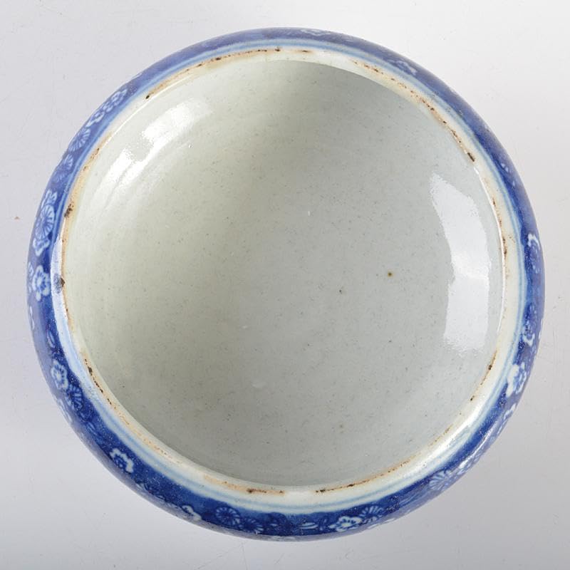 中国古渡青花花文筆洗茶こぼしCR7081E